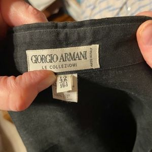 Giorgio Armani linen mens shirt